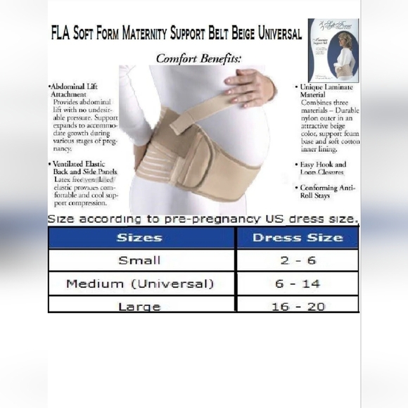 Soft Form Maternity Support Belt Size 16/18 L - Picture 5 of 12